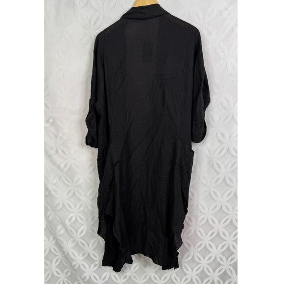 Obsession Milian London Paris Linen Made in Italy Duster Cardigan OS NWT - Picture 9 of 10